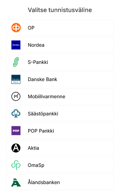 Rekisteröityminen Pafille